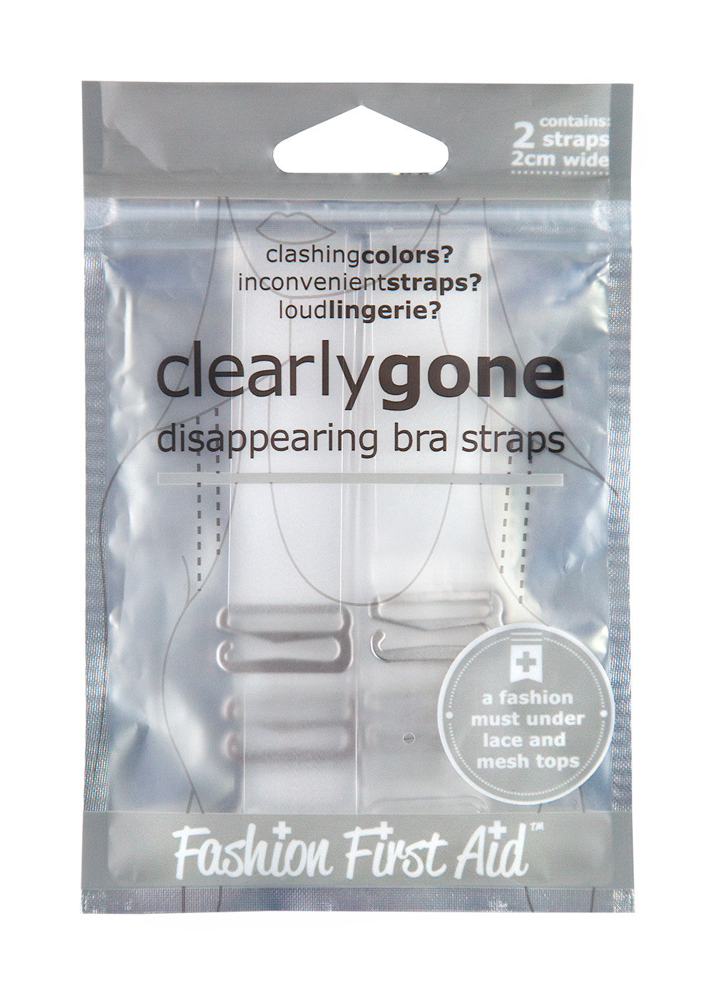 Clearly Gone- Clear bra straps