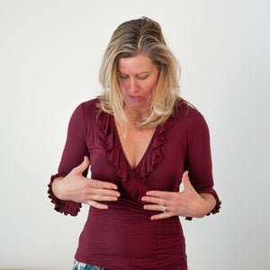 Chick Magnet- How to hold your wrap top in place