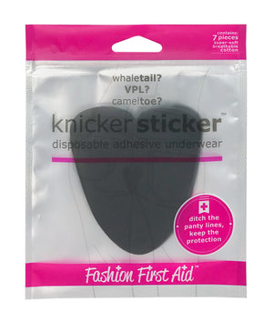 Knicker Sticker: disposable adhesive underwear