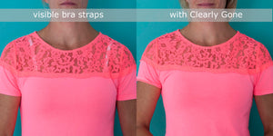 Clearly Gone- Clear bra straps 