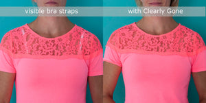 Clearly Gone- Clear bra straps
