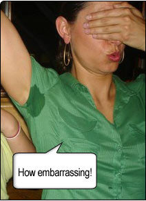 sweat stains are embarassing