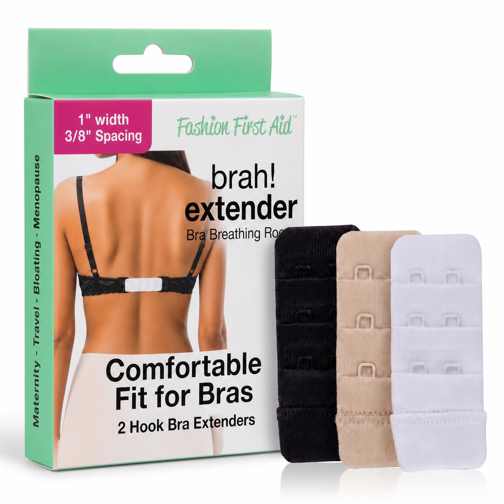 Brah! Extender bra band extenders in black, white and beige