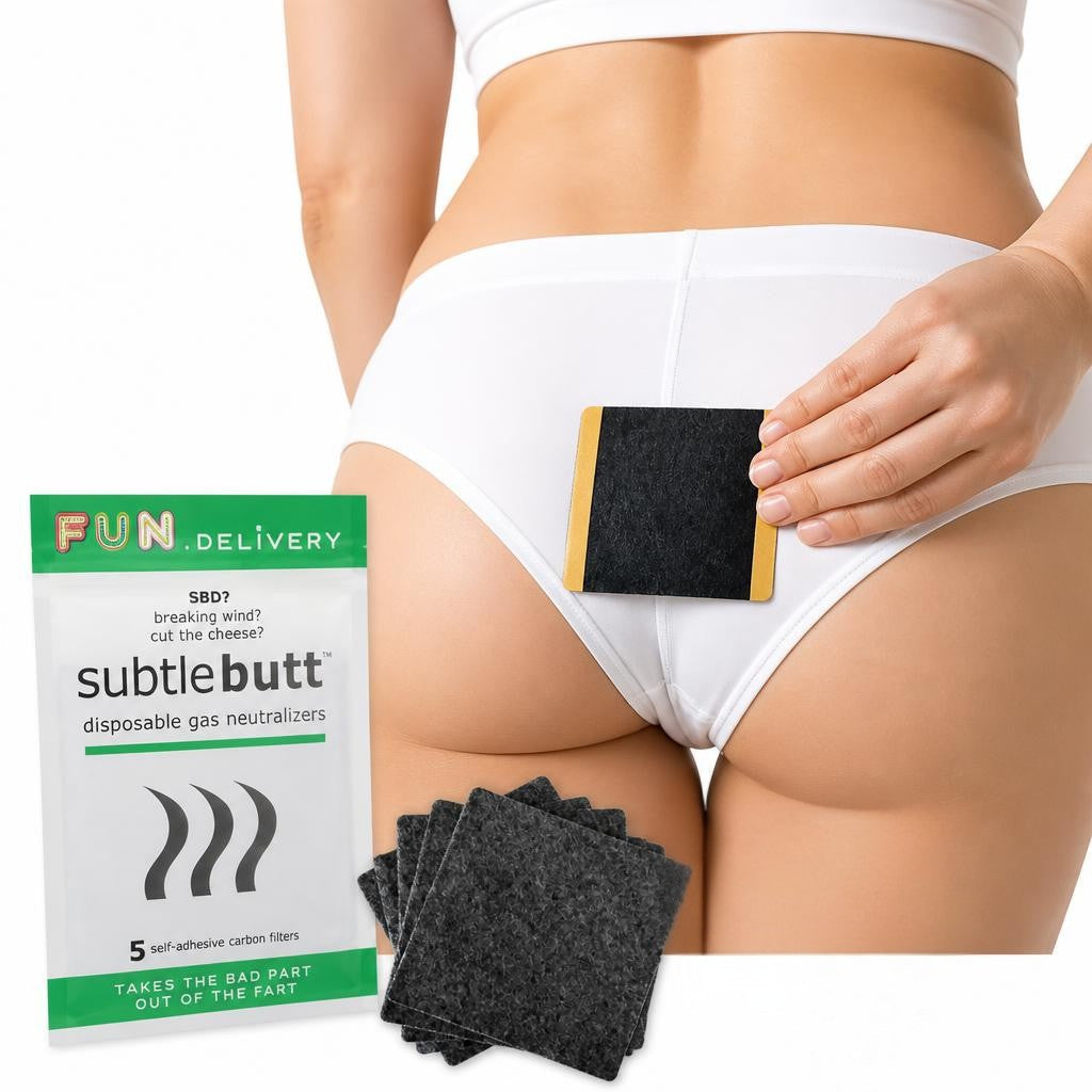 Subtle Butt disposable activated charcoal gas neutralizers
