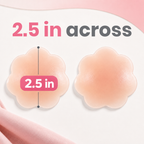 Nipplomats Pasties: Reusable Silicone Nipple Covers Breast Petals