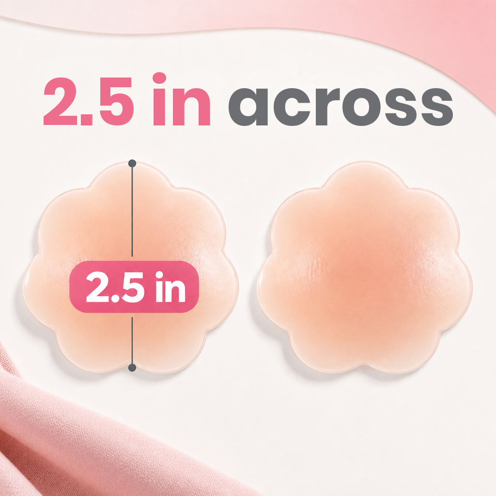 Nipplomats Pasties: Reusable Silicone Nipple Covers Breast Petals