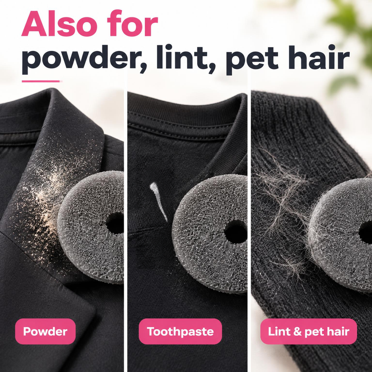 Skid Out Dry Deodorant, Toothpaste, Makeup Remover Sponges for Clothes