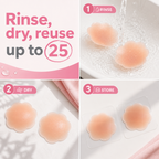 Nipplomats Pasties: Reusable Silicone Nipple Covers Breast Petals