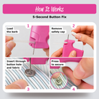 No sew clothing repair kit for everyday fixes