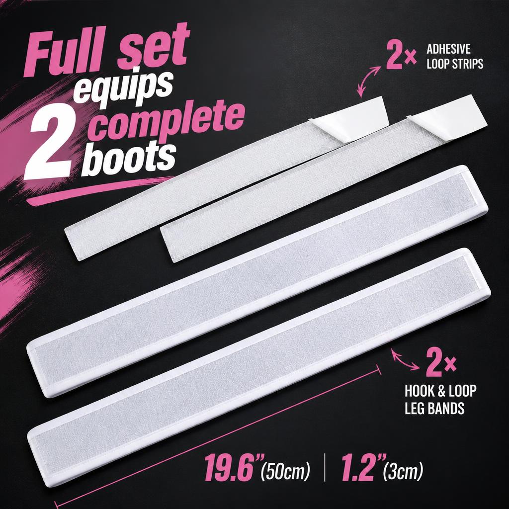 Boot Stay Hook/Loop No Sag Prevents Falling Down, Keep Tall Boots Up