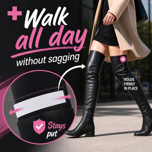 Boot Stay Hook/Loop No Sag Prevents Falling Down, Keep Tall Boots Up