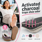 Flat Liners Thin Activated Carbon Charcoal Odor Control for Stinky Shoes