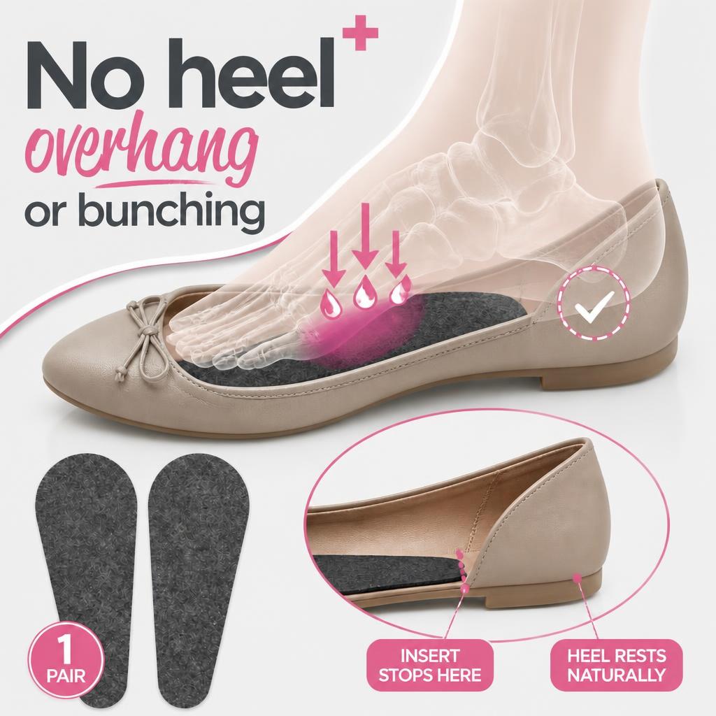 Flat Liners Thin Activated Carbon Charcoal Odor Control for Stinky Shoes