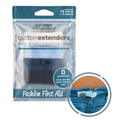 Fashion First Aid button extenders for jeans and dress shirts
