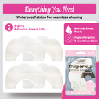 Adhesive breast lift strips with medical-grade adhesive