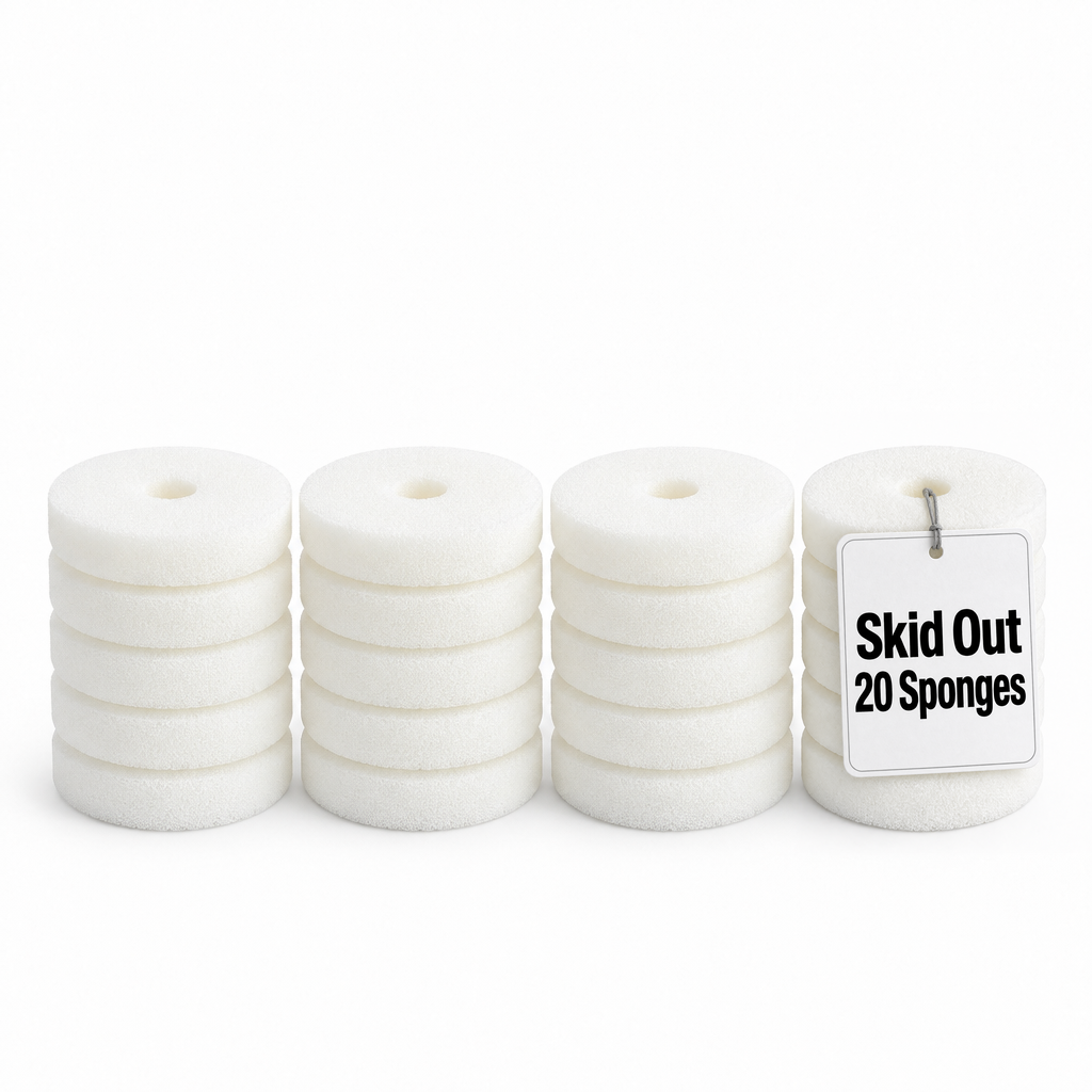 Skid Out Dry Deodorant, Toothpaste, Makeup Remover Sponges for Clothes