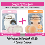 Breast lift tape with invisible support