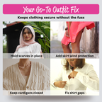 Clothing magnets for dresses, blouses, scarves, and cardigans