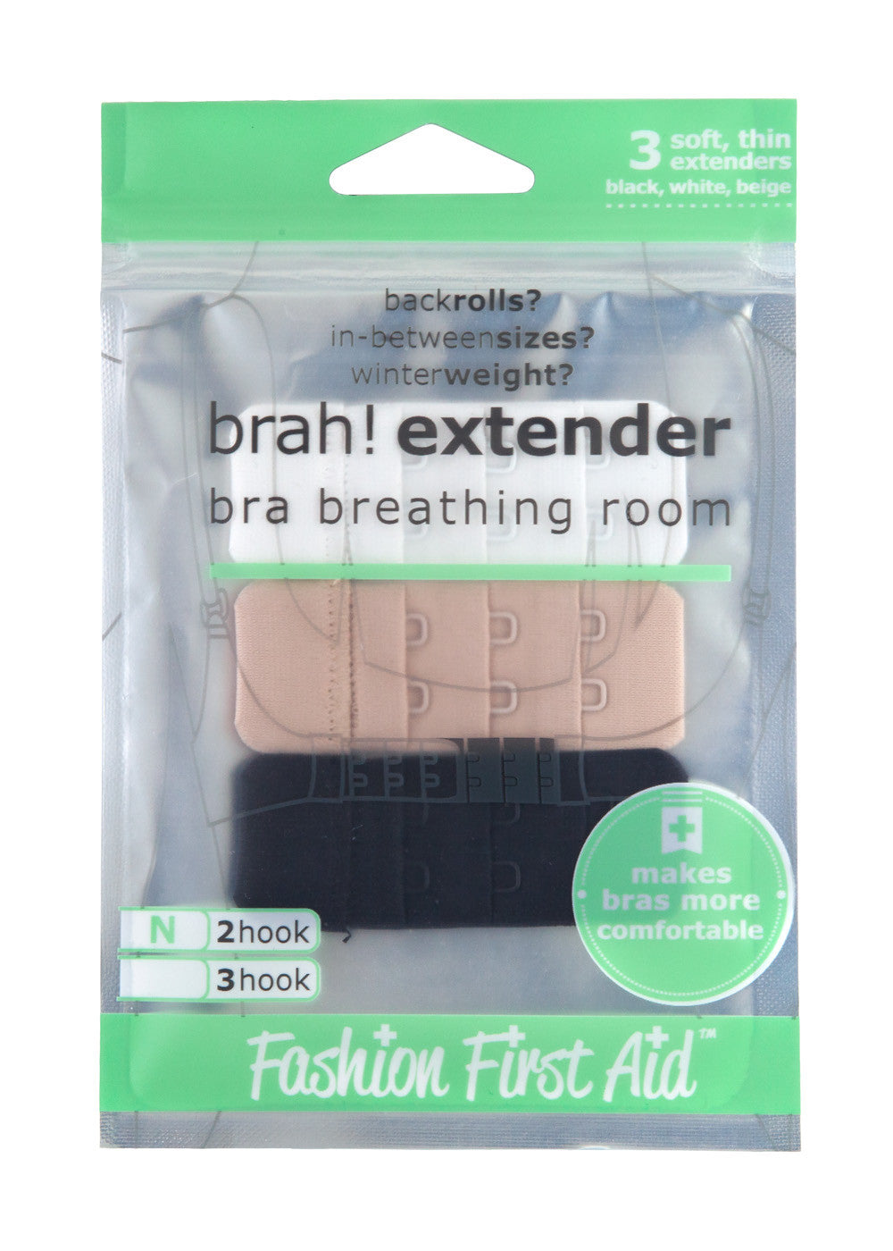 Bra Extenders soft 2 / 3 hook expand bras to make bands bigger longer