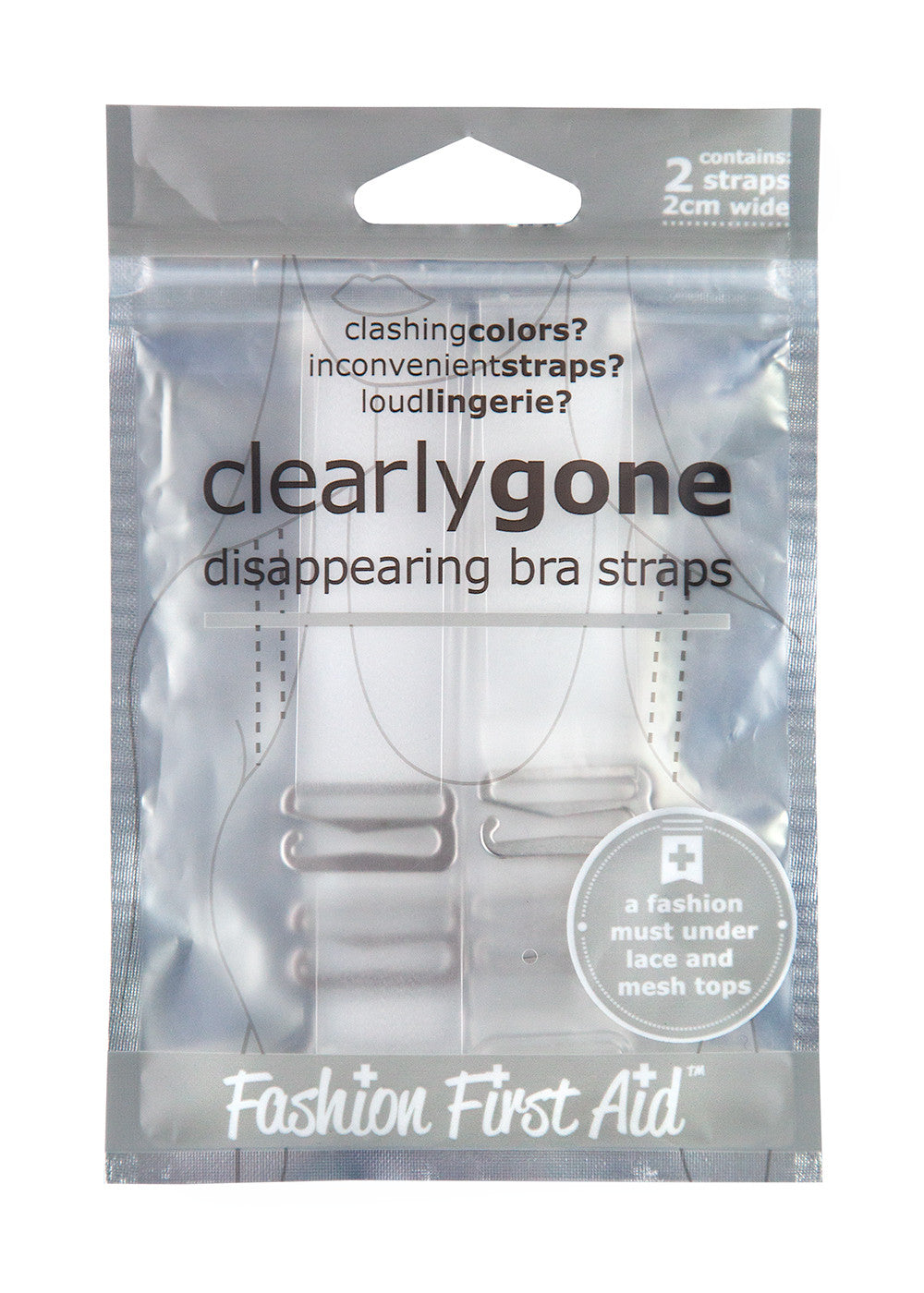 Buy Adjustable Clear Transparent Bra Straps for Women Girls (2