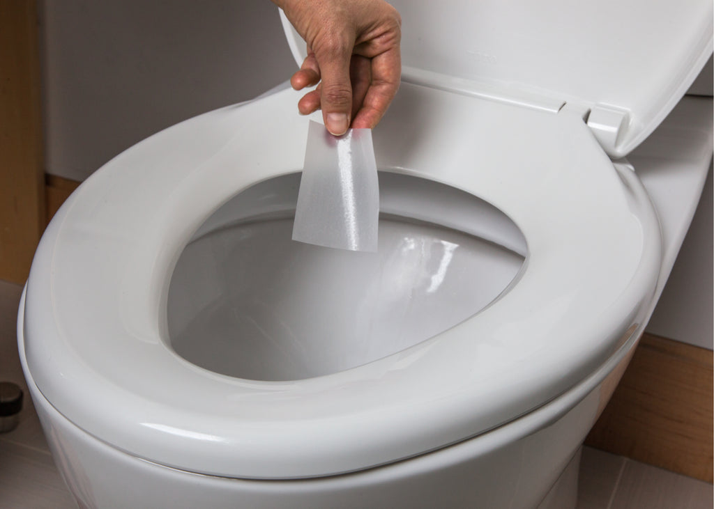 Subtle Bowl Toilet Odor Dissolving Sheets, Non-liquid for Travel, Mint