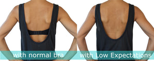 Low Expectations- no show low back bra converter