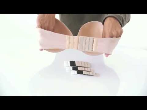 Brah! Extender: 2 & 3 Hook Bra Extender Strap, White/Beige/Black
