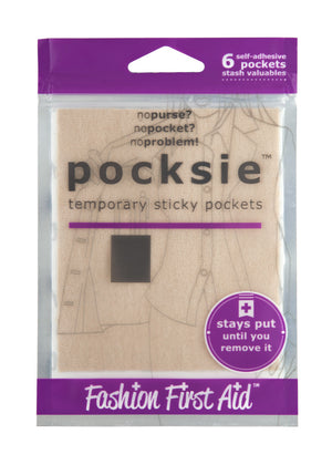 Pocksie- temporary sticky pockets on the go